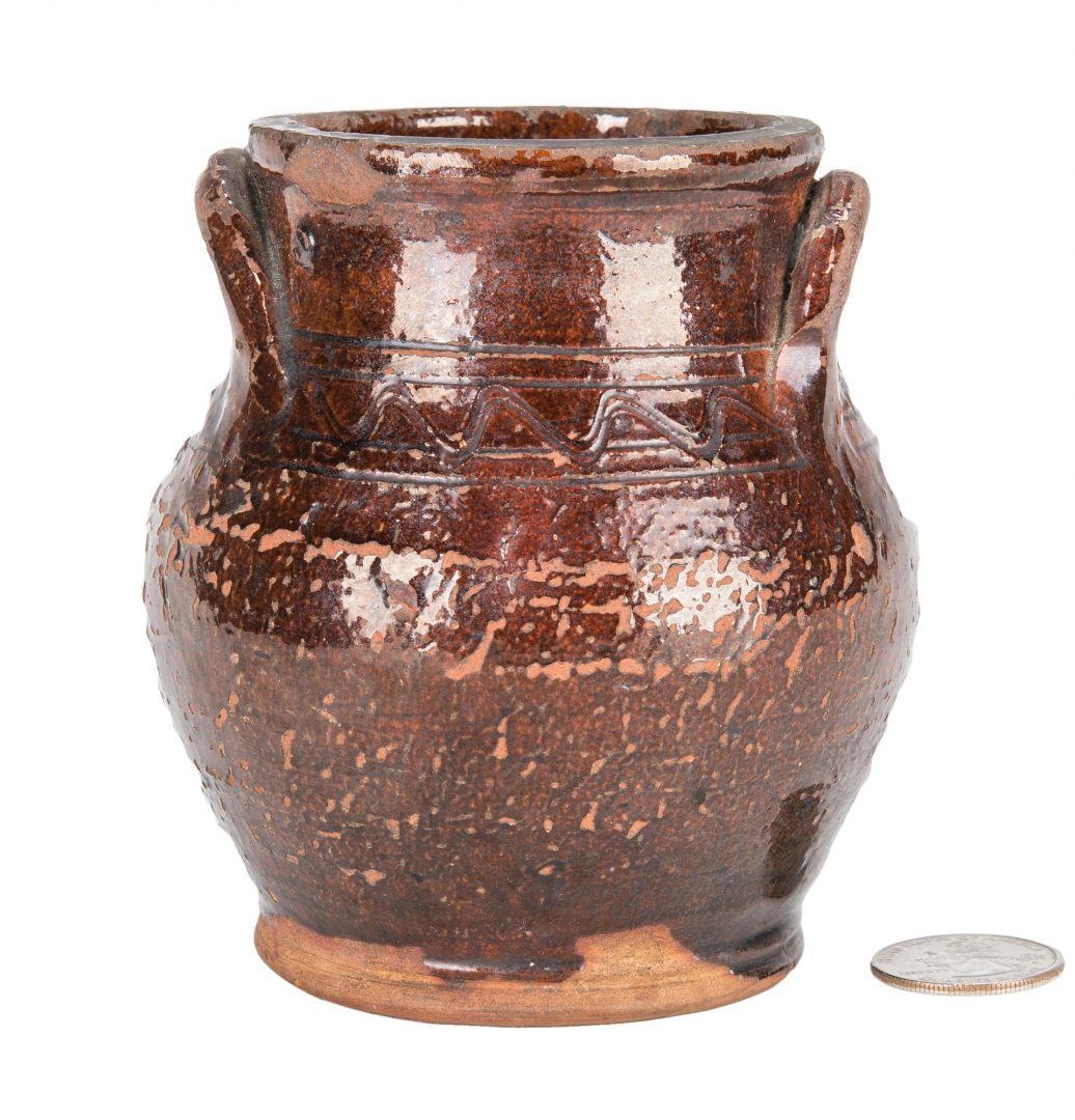 Lot 151: SW VA/East TN Miniature Earthenware Jar