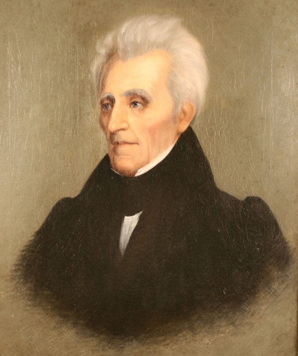 Lot 157: Andrew Jackson Portrait by William Stewart Watson