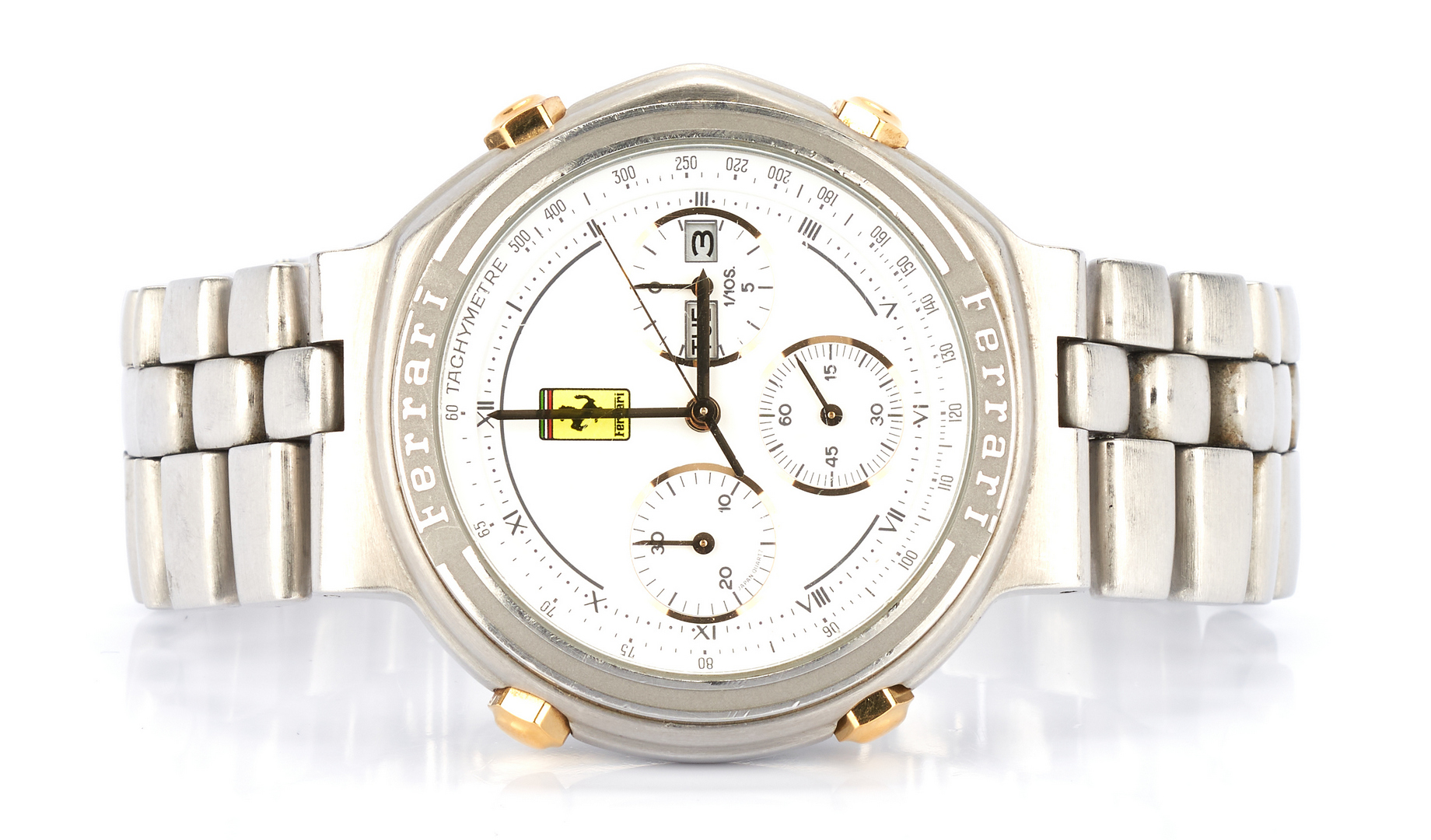 Lot 796: Cartier Ferrari Formula Chronograph Watch