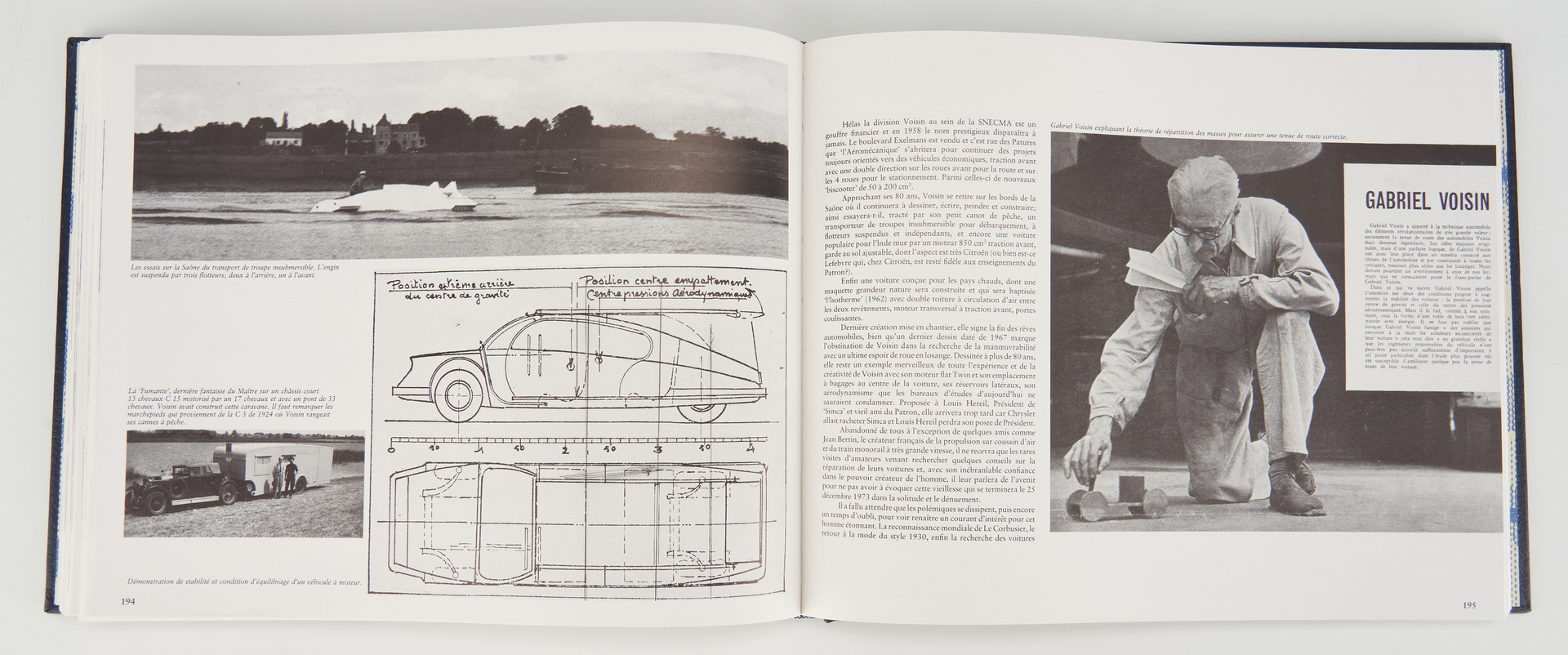 Lot 780: 2 First Eds: Automobiles Voisin & History of English Racing Automobiles