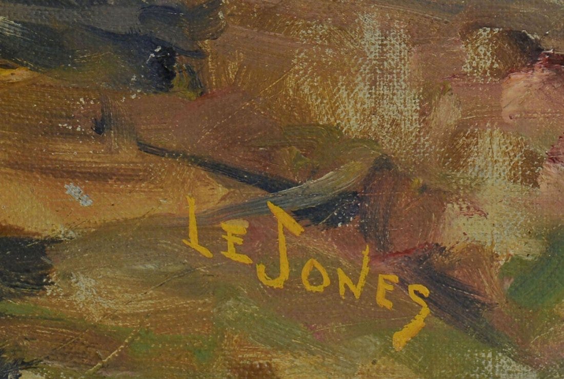 Lot 175: TN Landscape Oil on Canvas by Louis E. Jones
