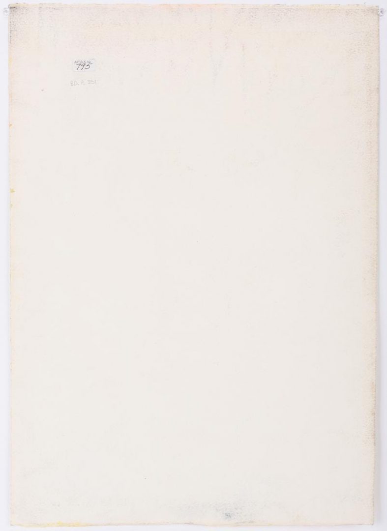 Lot 484: Beauford Delaney Estate, Abstract on Paper No. 351