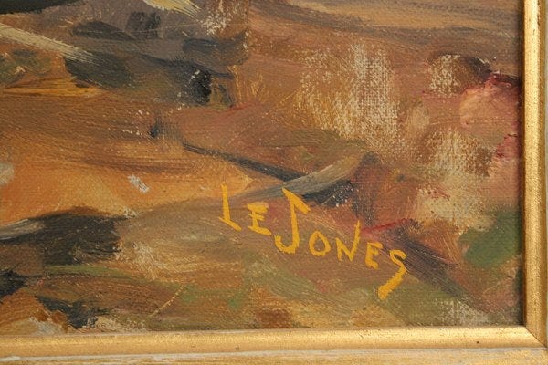 Lot 12: Tennessee landscape oil painting by Louis E. Jones