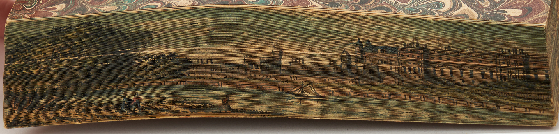 Lot 343: Looking Backward Fore-edge Painted Book, 3 Staunton Shakespeare Vols., 4 items