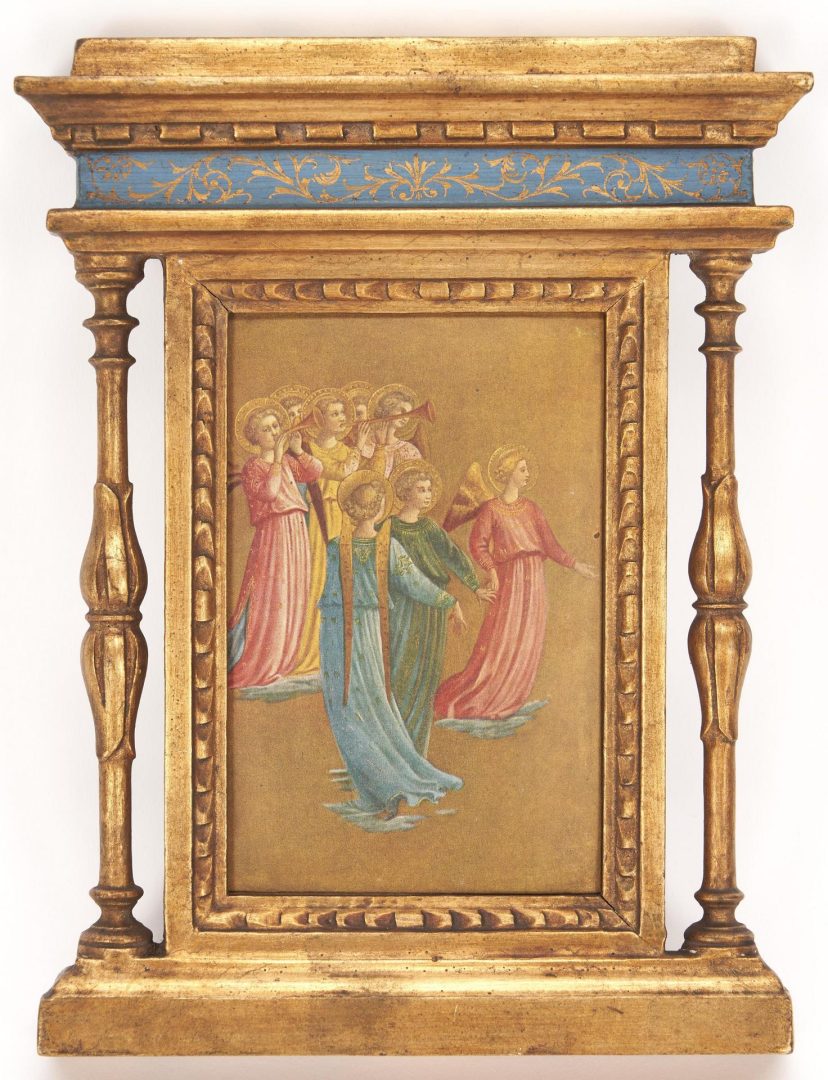 Lot 432: 5 Renaissance Style Reproduction Prints & 1 Altar Shrine, 6 items