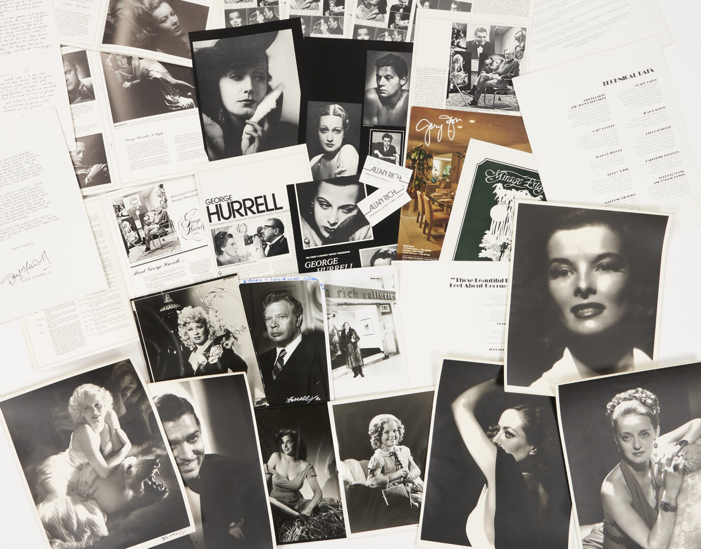Lot 631: George Hurrell Hollywood Golden Era Photo Archive
