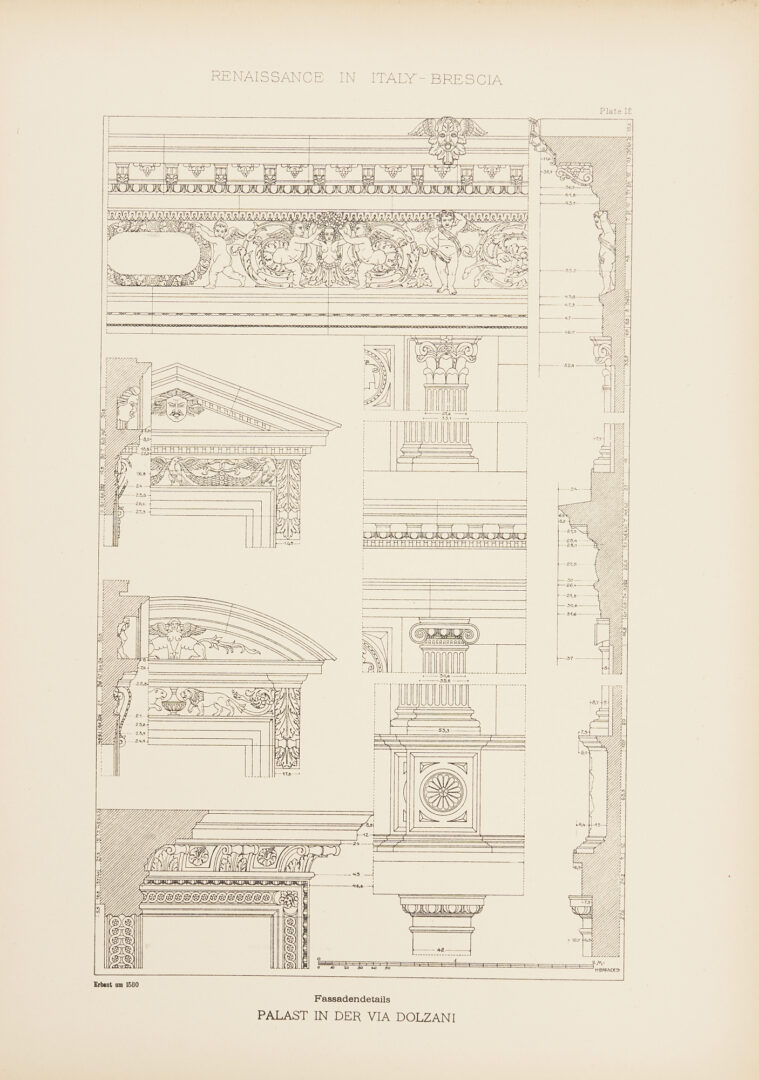 Lot 635: 8 Oversized Architecture Books, incl. Penrose & Alice Huger Smith, Charleston