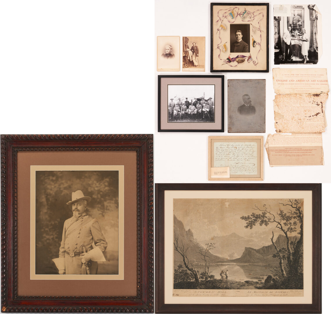 Lot 558: Snowden Family Photos and Slave Document, Memphis TN and Sewanee related