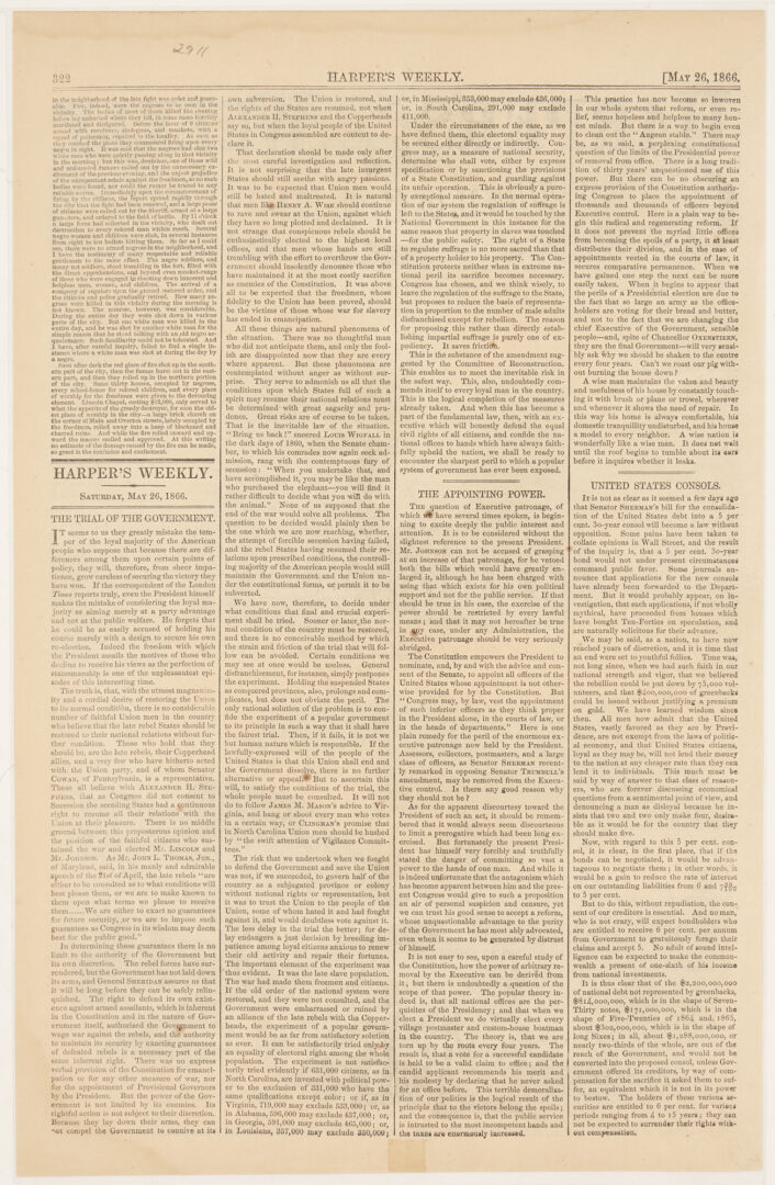Lot 577: 6 Civil War Newspapers incl. Chattanooga Rebel plus Harper’s Weekly Southern War Scenes
