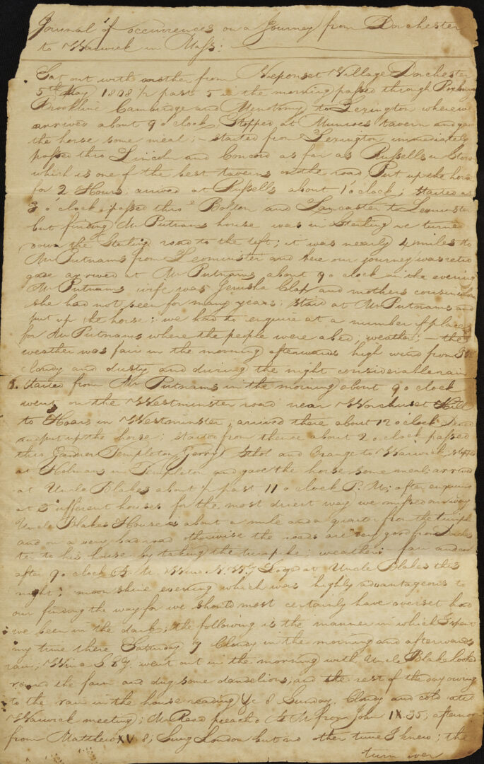 Lot 586: Thomas Lewis Family Letter Archive; Boston, Massachusetts