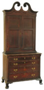 Virginia Frye-Martin school Bookcase on Bureau Sold $93,600