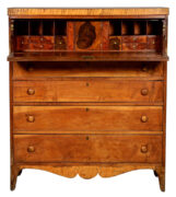 Burgner, Greene Co., TN Musical Desk, Dated 1819, $66,960