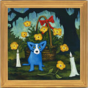 George Rodrigue Blue Dog O/C, $103,700