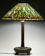 Tiffany Studios Table Lamp, Arrowroot Shade, $40,960