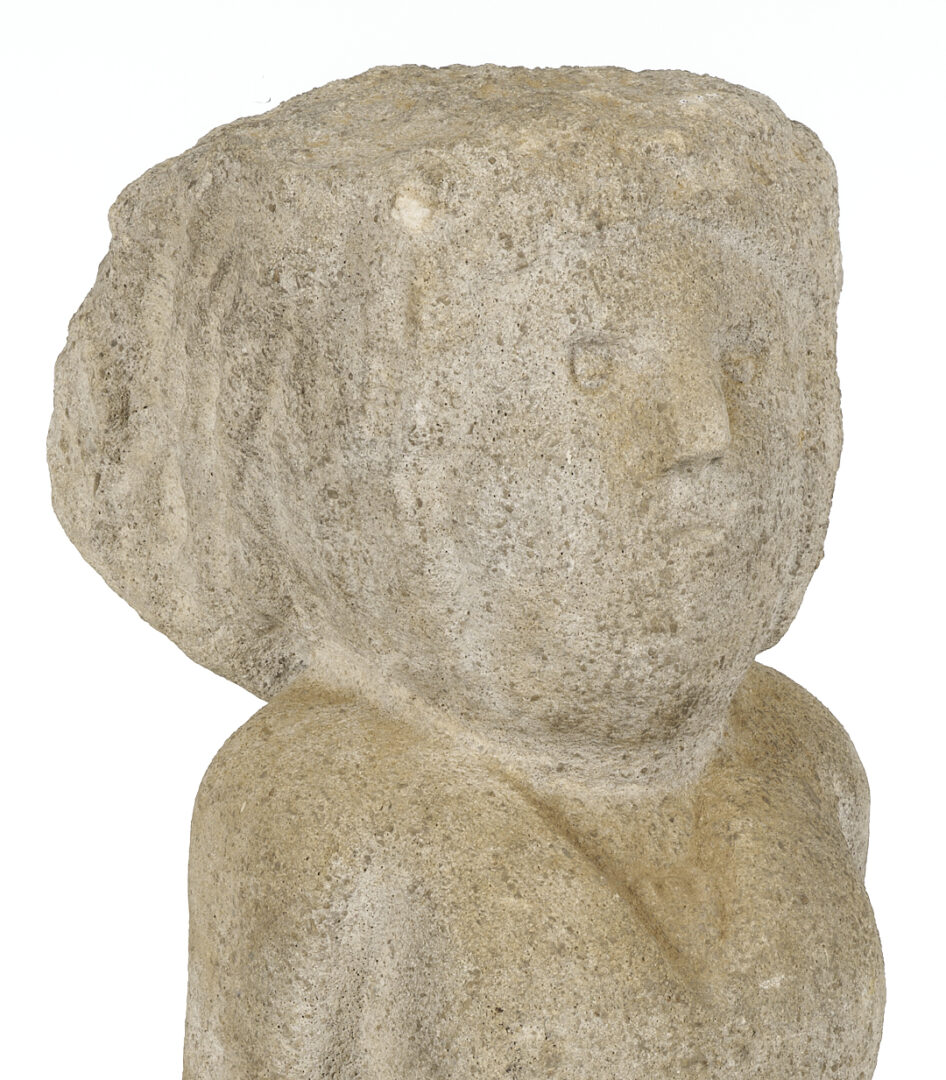 Lot 185: William Edmondson Sculpture, Lady with a Bustle