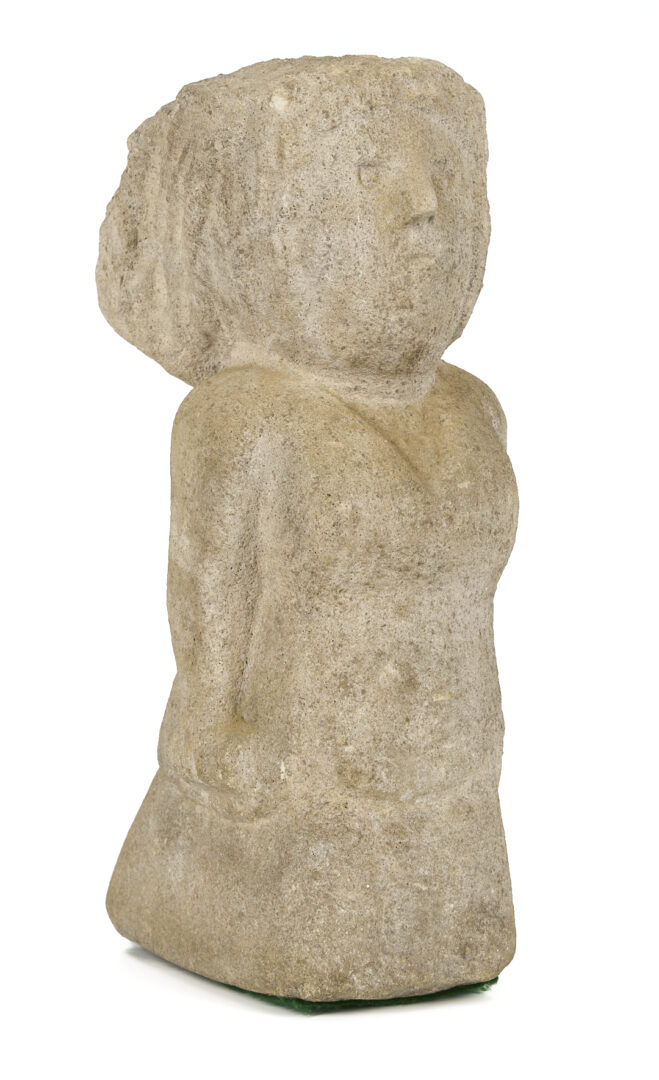 Lot 185: William Edmondson Sculpture, Lady with a Bustle