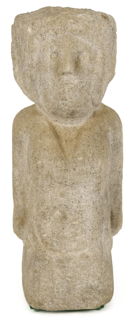 Lot 185: William Edmondson Sculpture, Lady with a Bustle