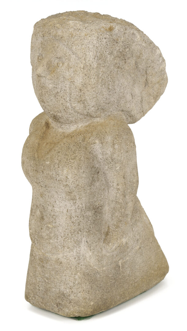 Lot 185: William Edmondson Sculpture, Lady with a Bustle