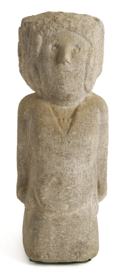 Lot 185: William Edmondson Sculpture, Lady with a Bustle