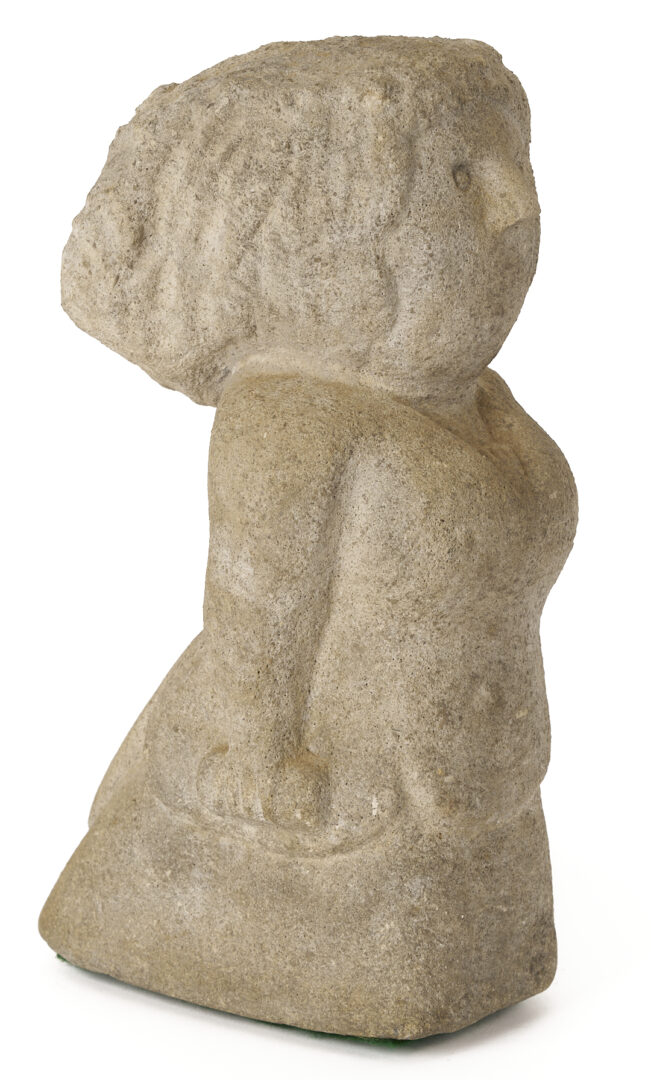 Lot 185: William Edmondson Sculpture, Lady with a Bustle