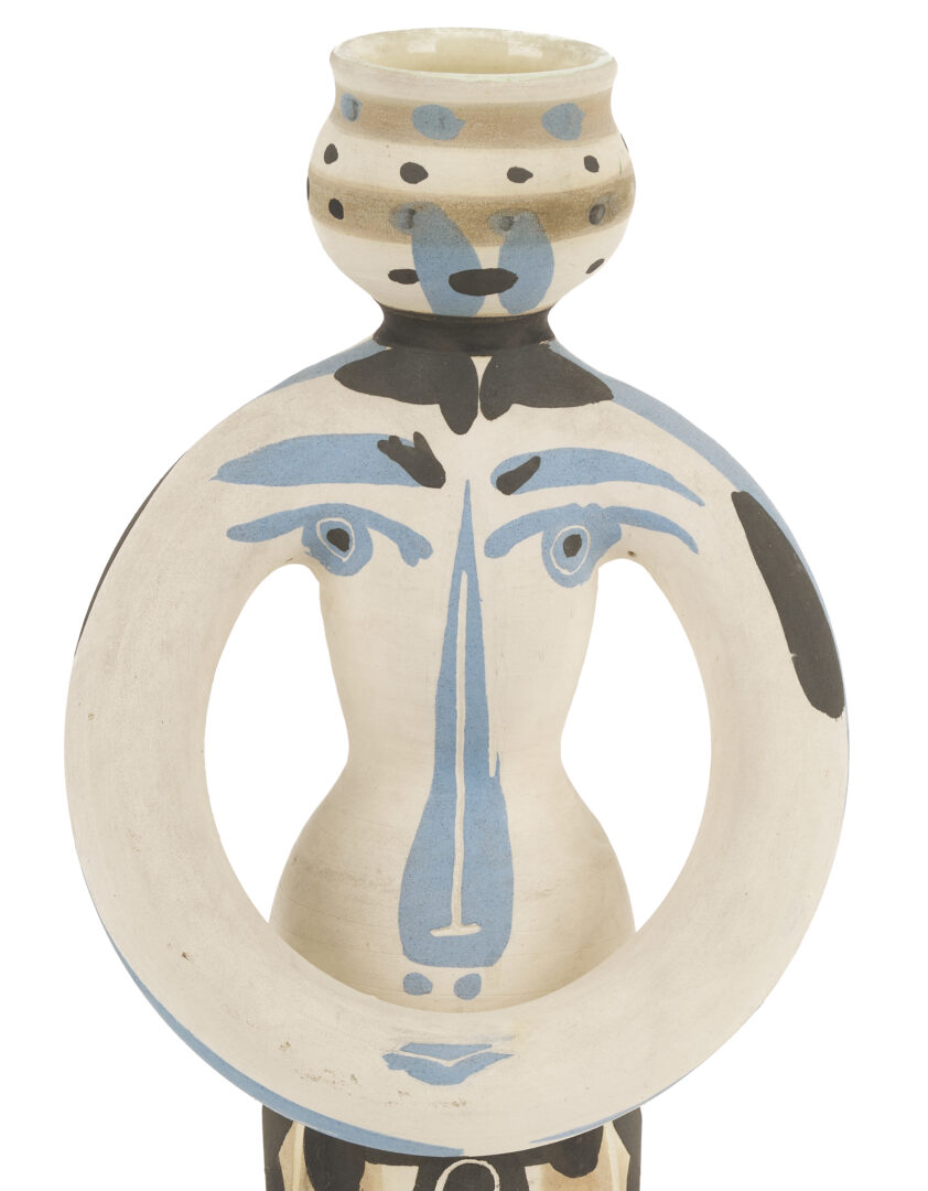 Lot 376: Picasso Madoura Ceramic Femme Lamp