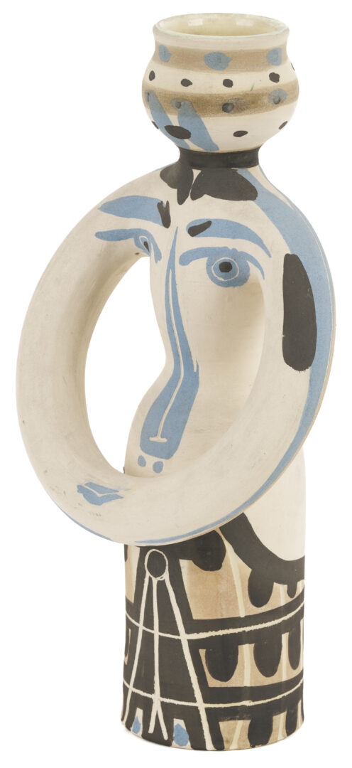 Lot 376: Picasso Madoura Ceramic Femme Lamp