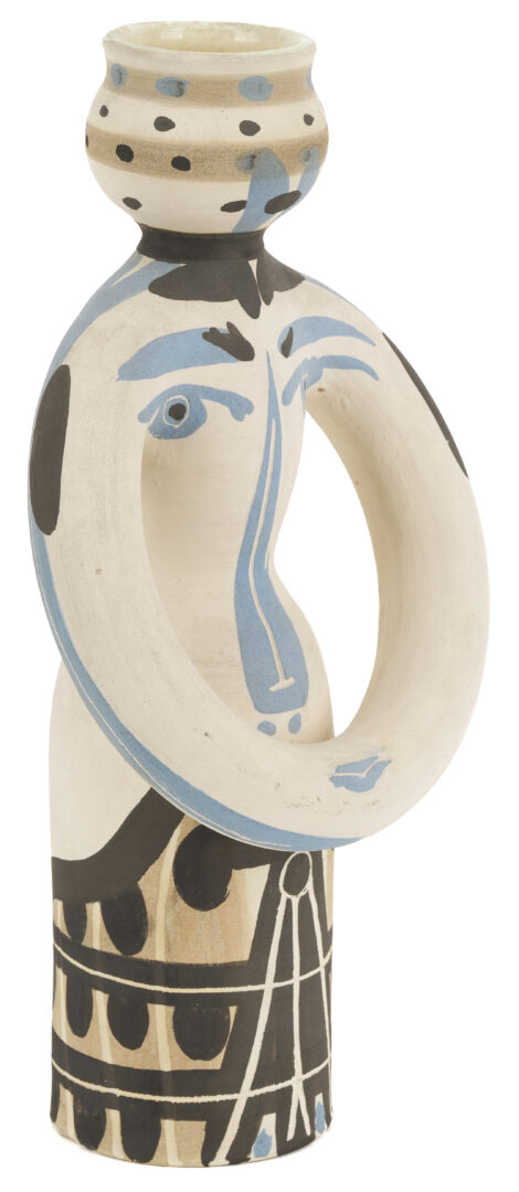 Lot 376: Picasso Madoura Ceramic Femme Lamp