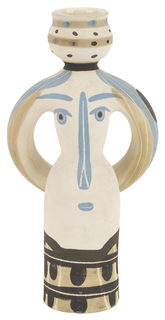 Lot 376: Picasso Madoura Ceramic Femme Lamp