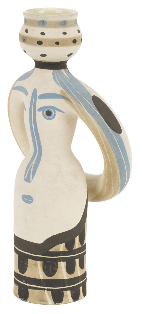 Lot 376: Picasso Madoura Ceramic Femme Lamp