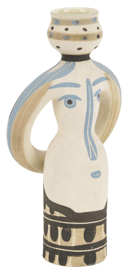 Lot 376: Picasso Madoura Ceramic Femme Lamp