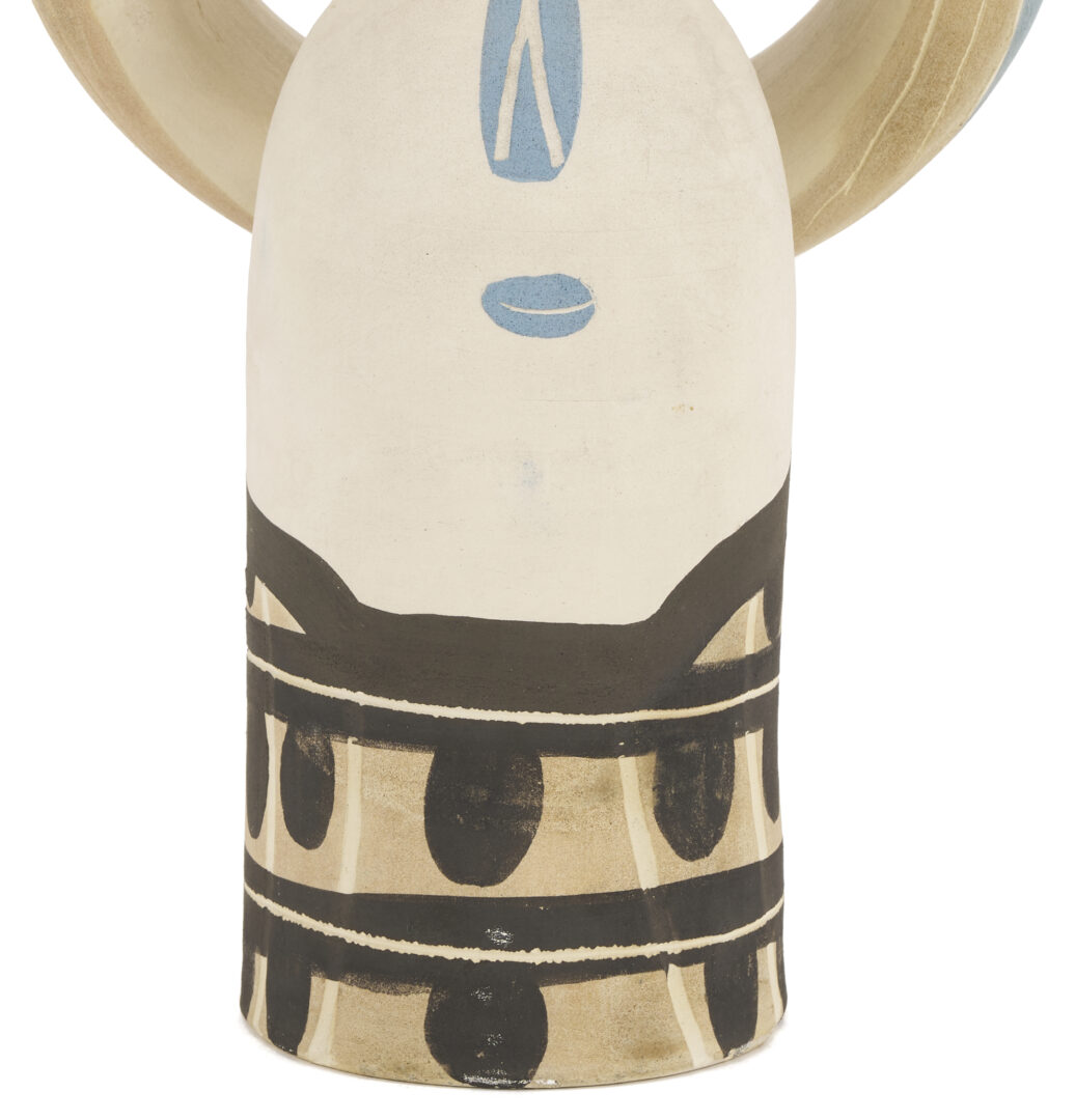 Lot 376: Picasso Madoura Ceramic Femme Lamp