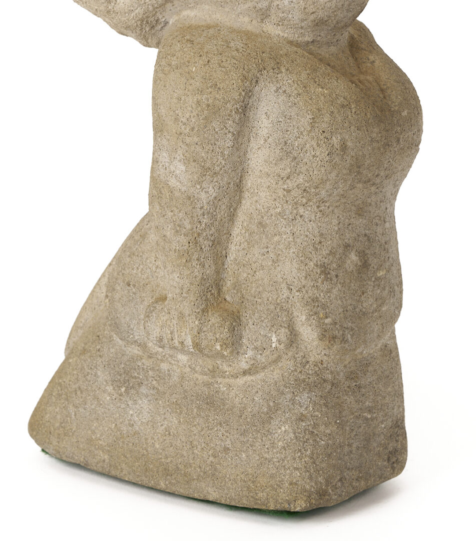 Lot 185: William Edmondson Sculpture, Lady with a Bustle