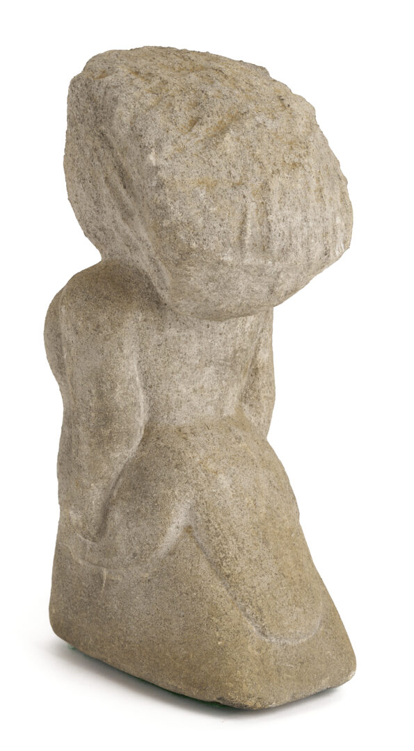 Lot 185: William Edmondson Sculpture, Lady with a Bustle