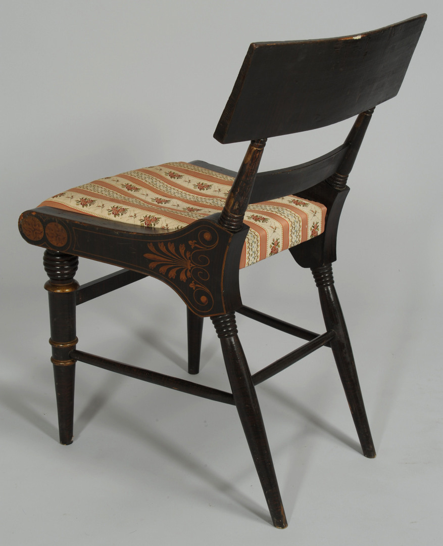 Lot 104: Fancy painted Baltimore Chair