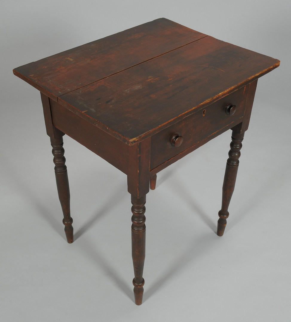 Lot 107: Southern Yellow Pine One Drawer Stand