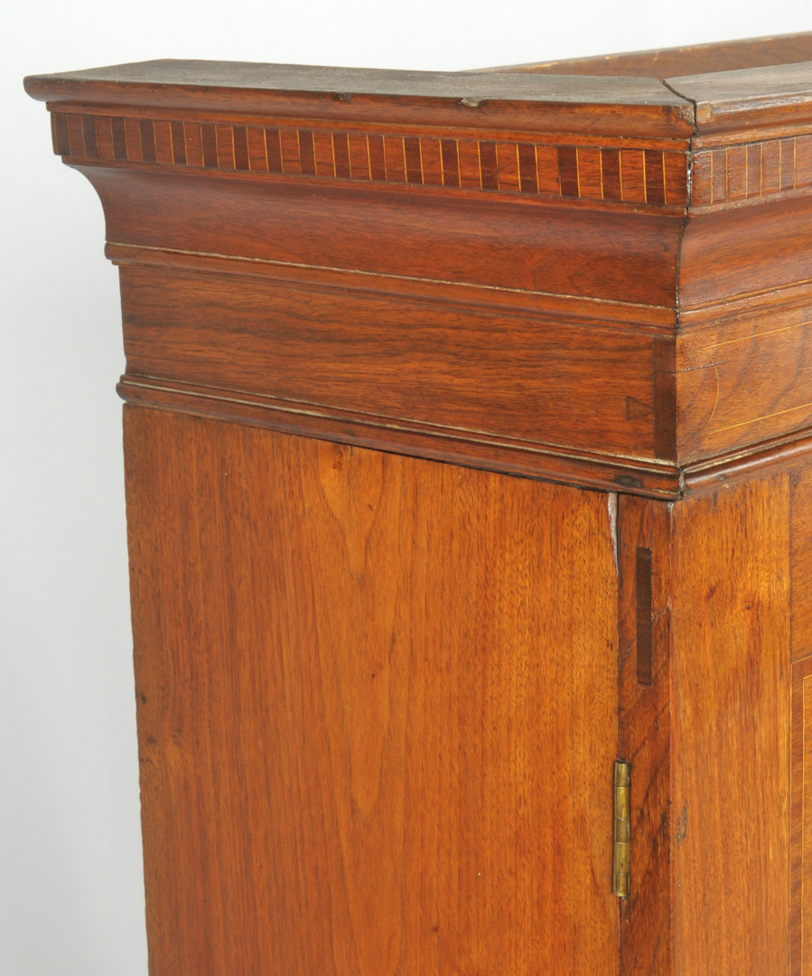 Lot 109: Southern Federal inlaid secretary-bookcase