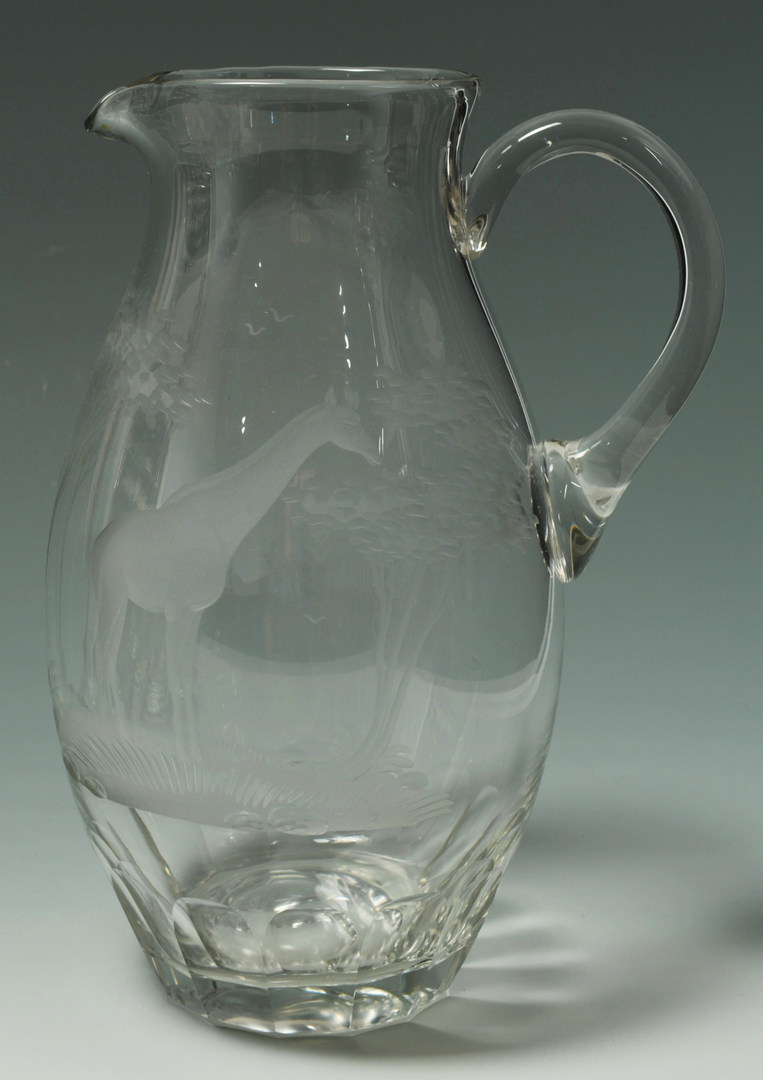 Lot 120: Rowland Ward Safari Etched Glassware, 23 pieces