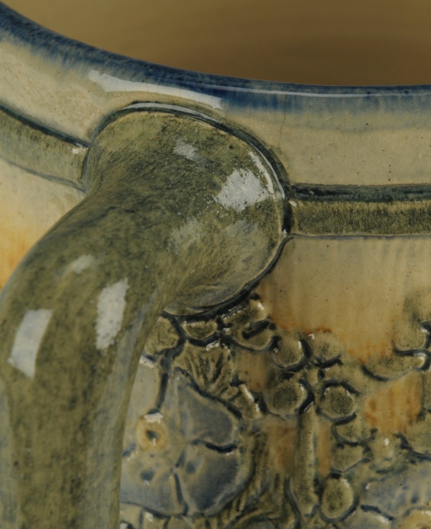 Lot 129: Newcomb Art Pottery Loving Cup by Leona Nicholson