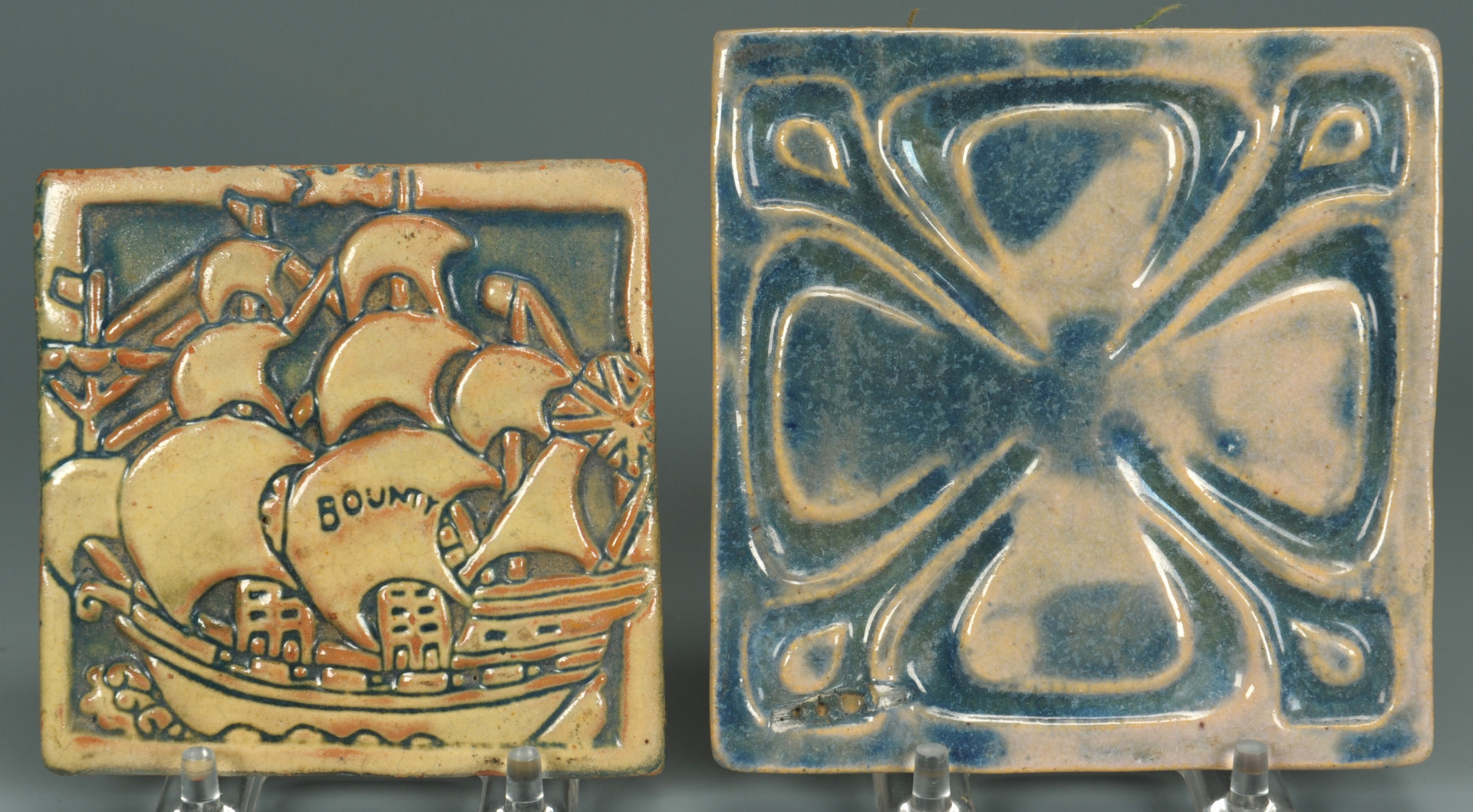 Lot 132: Newcomb College Tile and Mercer Moravian