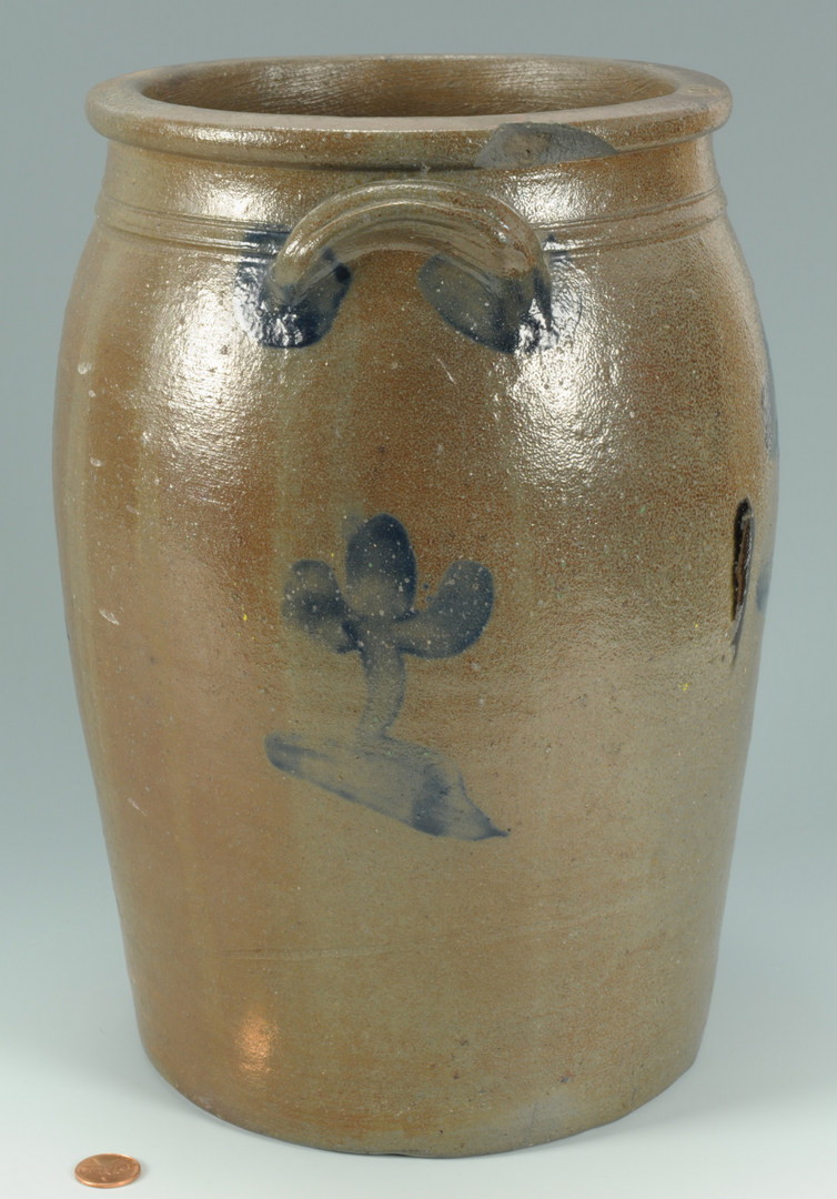 Lot 141: SW Virginia / East TN Pottery Jar, attrib. Decker