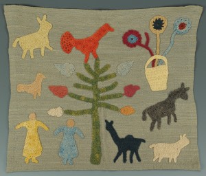 Lot 145: Granny Donaldson Folk Art Textile