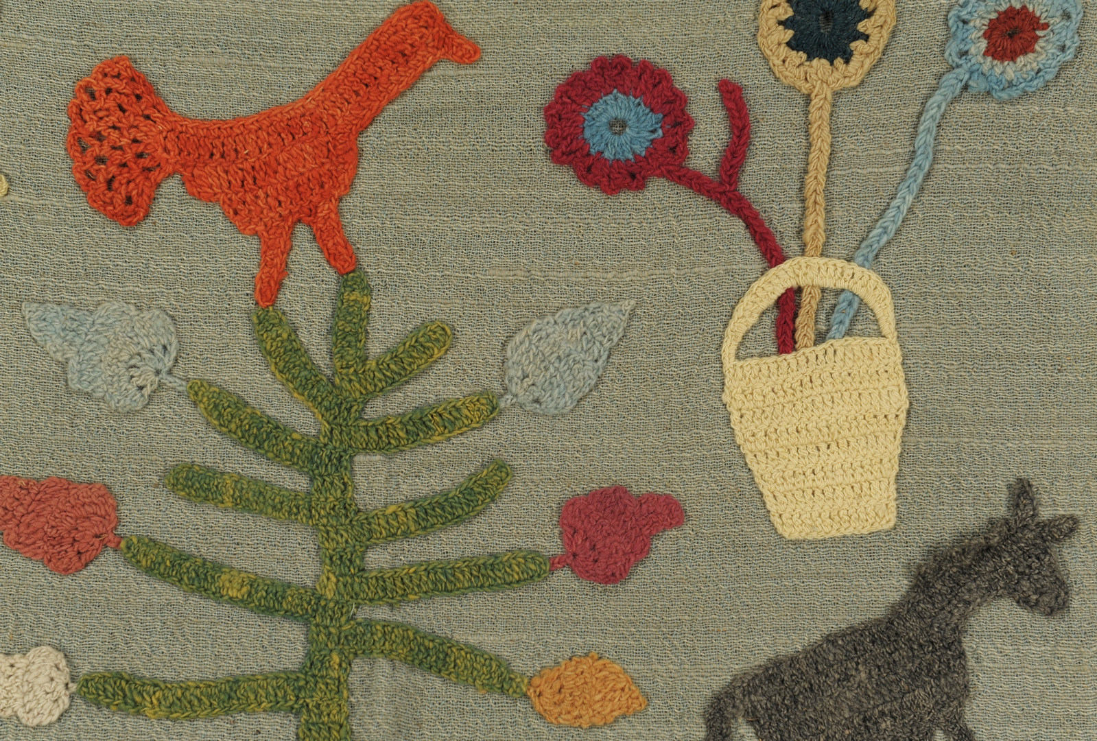 Lot 145: Granny Donaldson Folk Art Textile