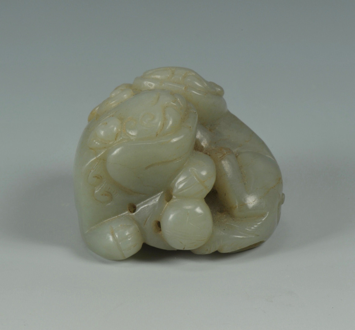 Lot 14: Chinese Jade Carving of Dogs
