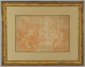 Lot 153: School of Tintoretto Drawing, 17th c.