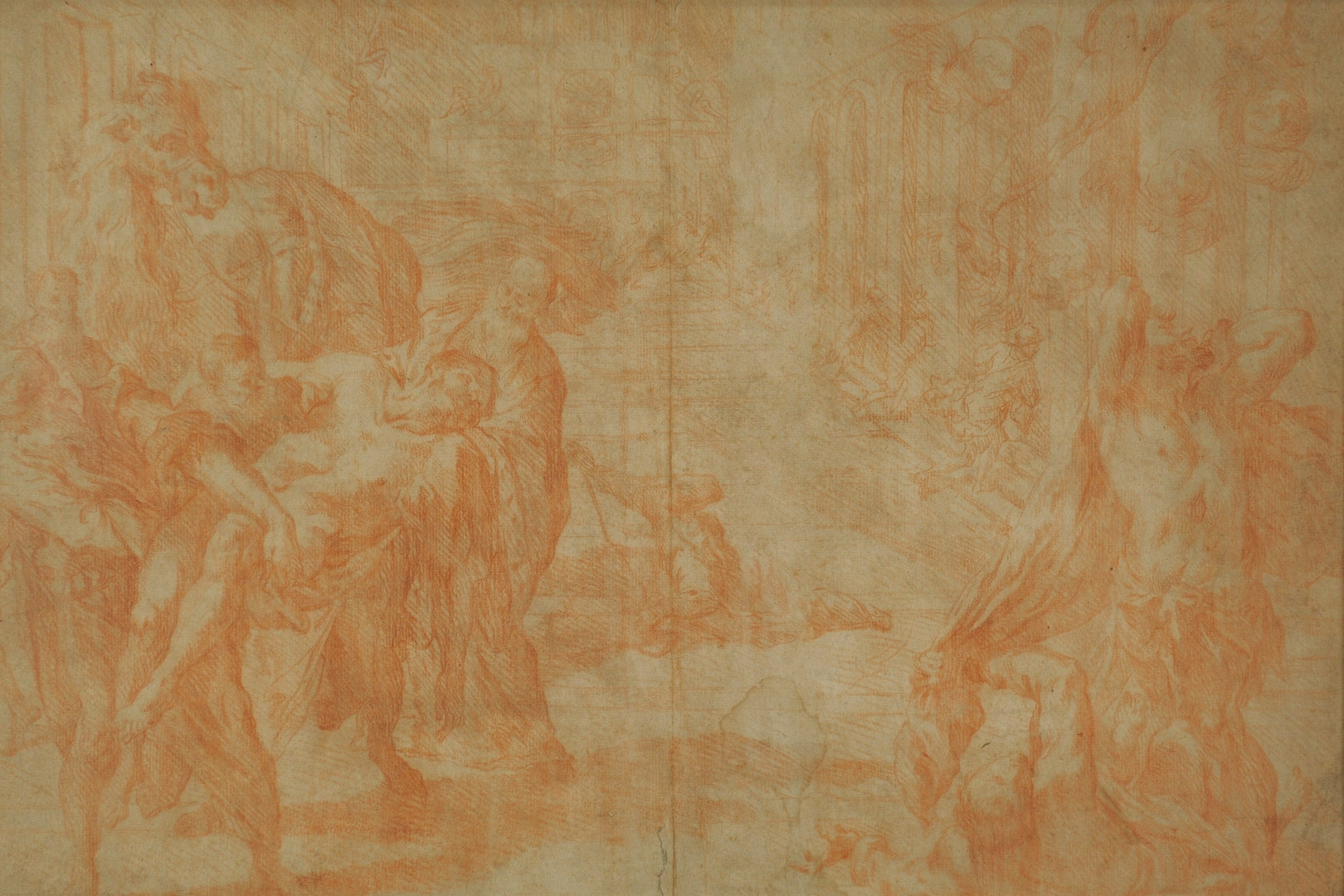 Lot 153: School of Tintoretto Drawing, 17th c.