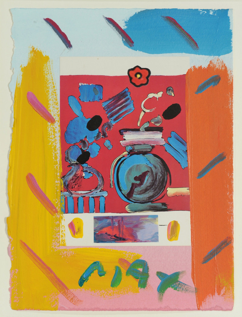 Lot 168: Peter Max Collage