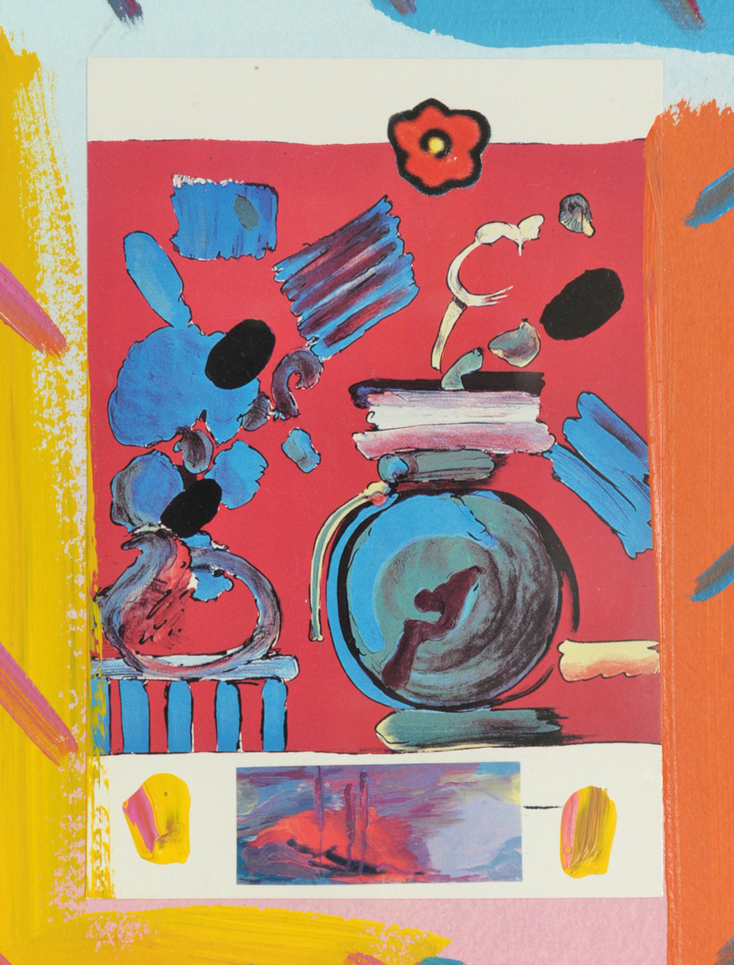 Lot 168: Peter Max Collage