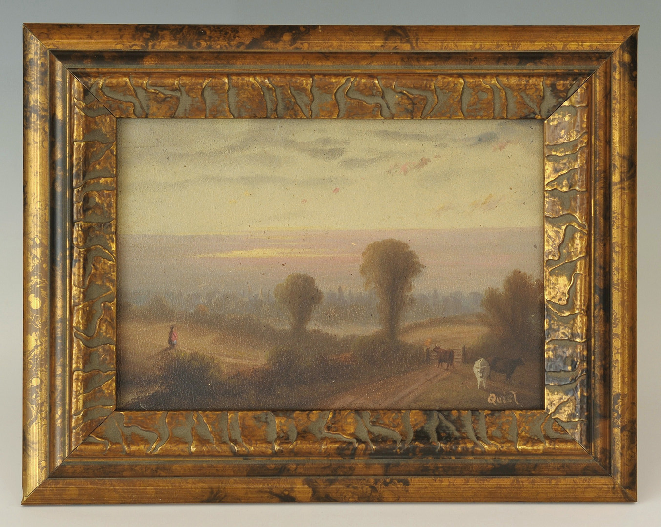 Lot 180: Painting attrib. to Thomas Campbell, signed Quist
