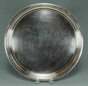 Lot 233: Randahl Sterling silver platter