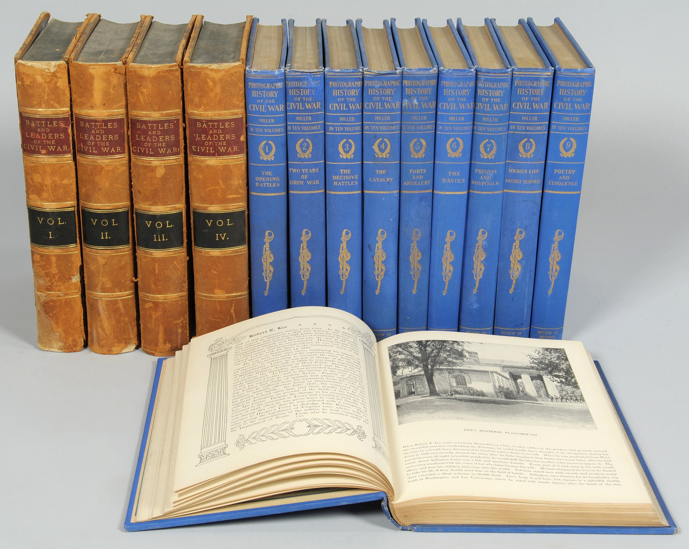 Lot 257: 14 Volumes of Civil War Related Books